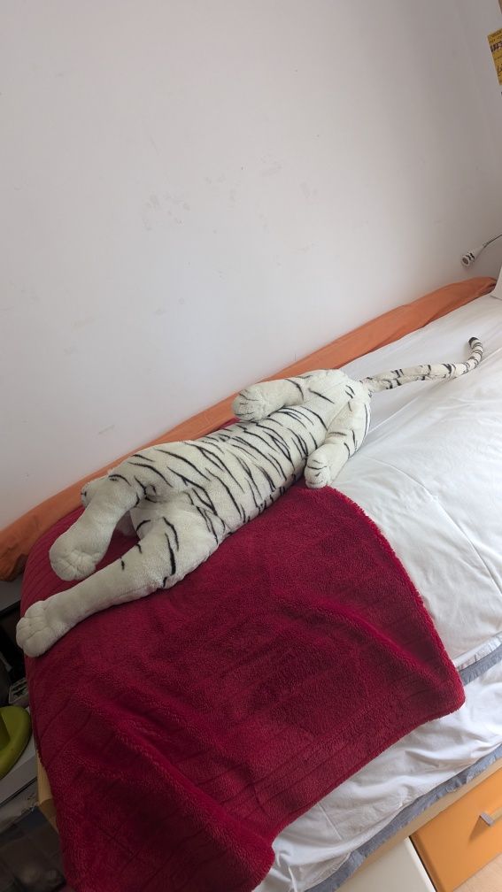 Peluche Tigre Branco Grande