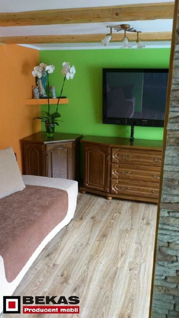 Komoda Witryna Narożna Komplet Mebli Dębowych Salon Producent BEKAS