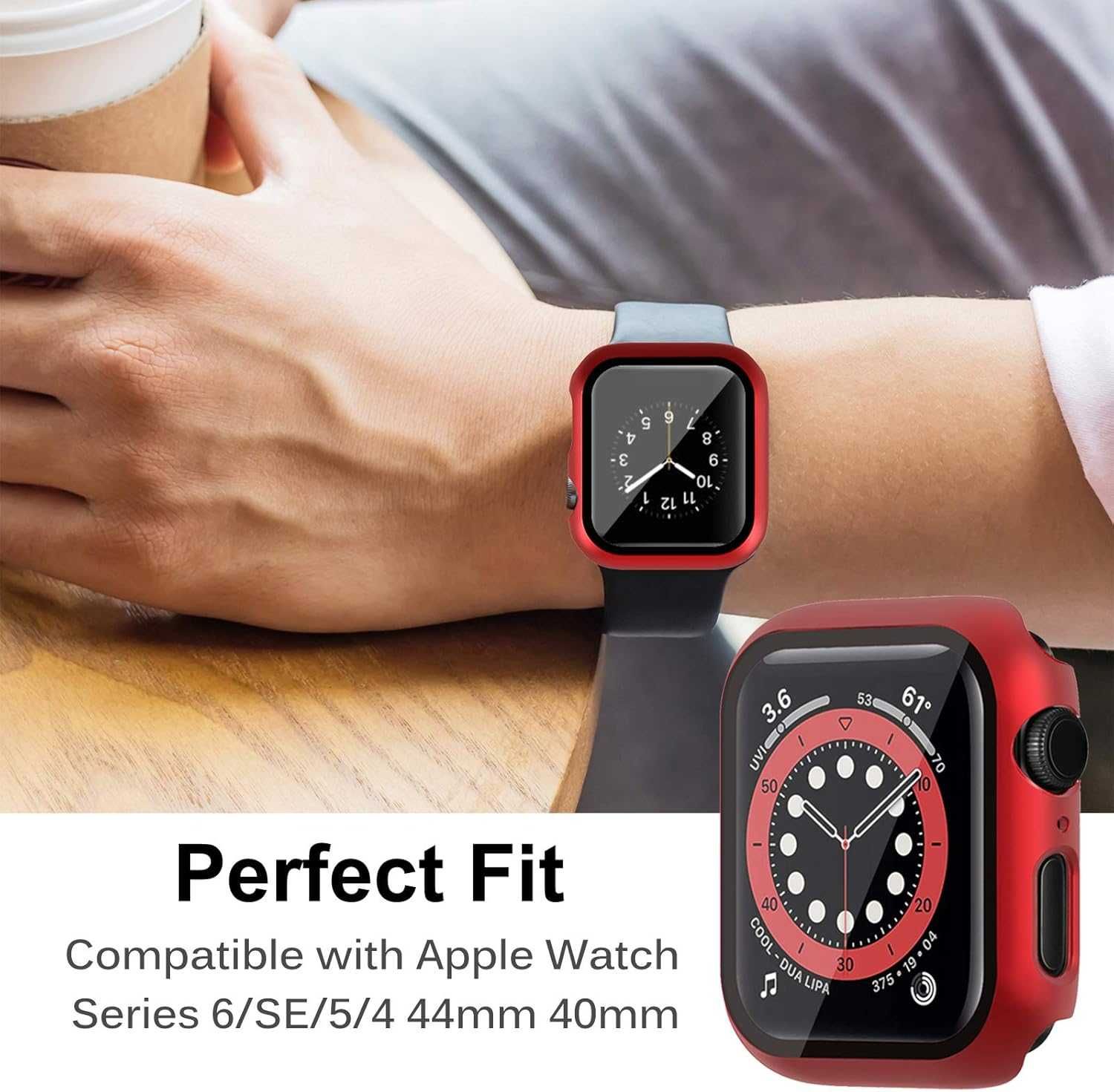 Miimall Etui do Apple Watch Series 8/7 45 mm