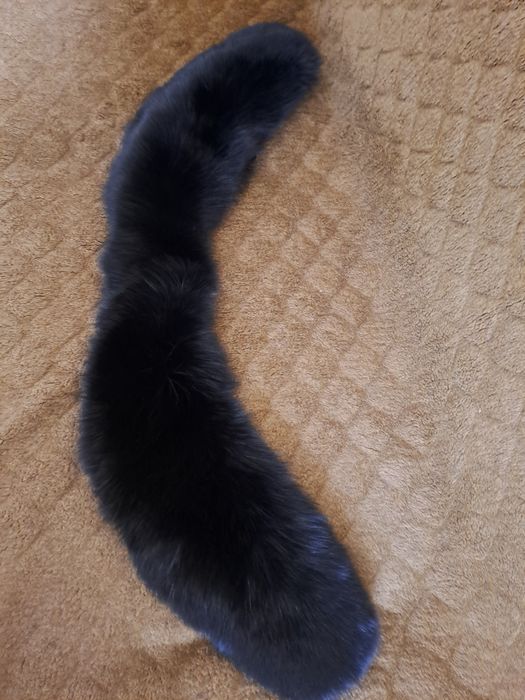 Опушка песец  натуральный мех воротник  комир хутро