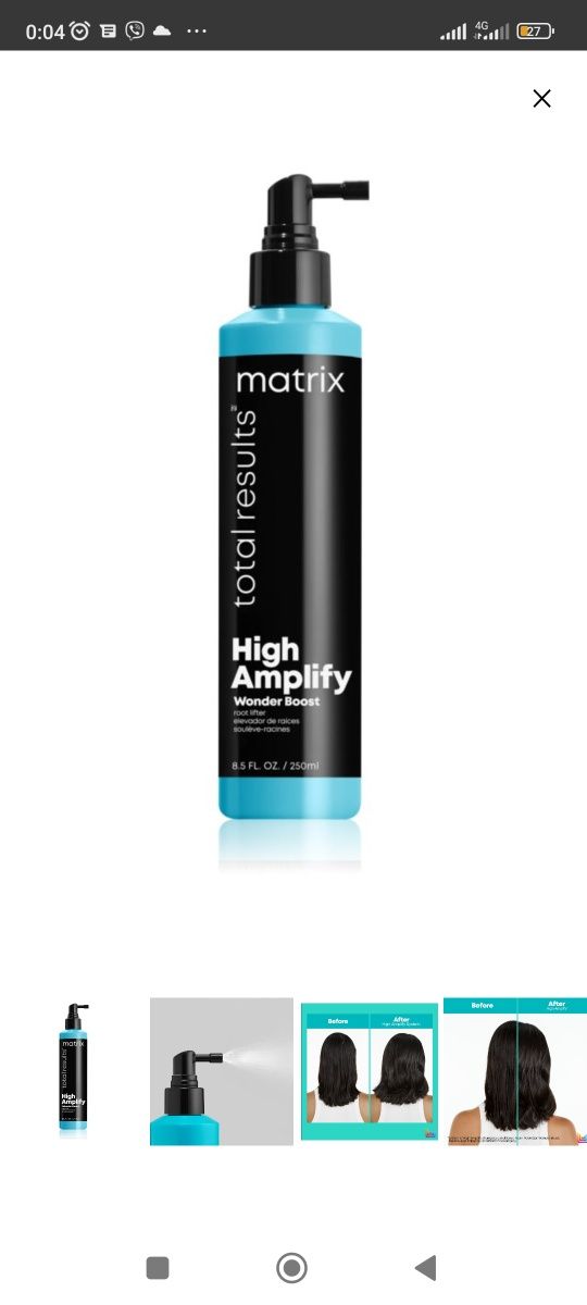 Matrix Total Results High Amplify Wonder Boost Root Lifter