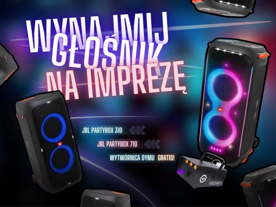 WYNAJMIJ Z DOWOZEM JBL PartyBox 310 / 710 / Od zaraz!