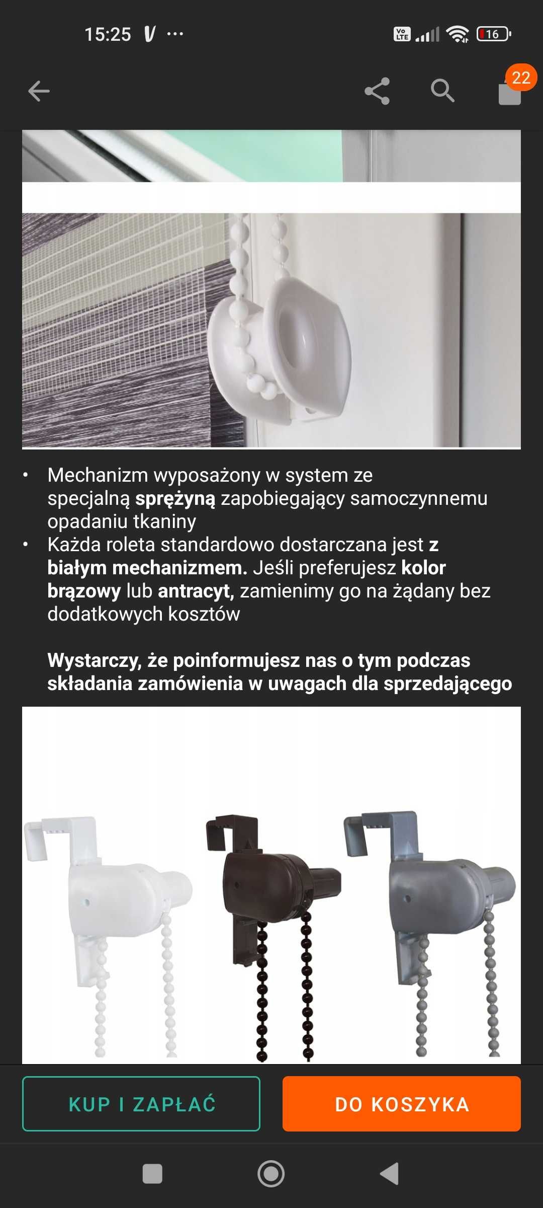 Roleta dzień noc zebra 65x220