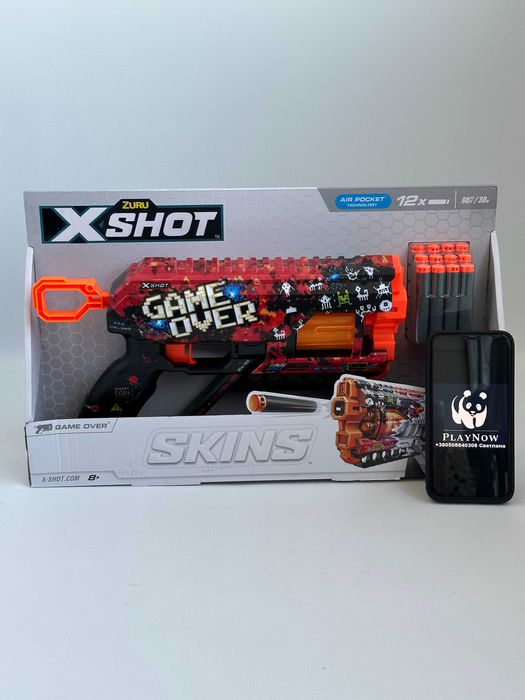 Бластер X-Shot Skins Griefer Game Over / Детское оружие *