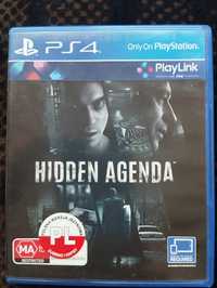 Hidden Agenda (Ukryty Plan) pl PS4 stan bdb