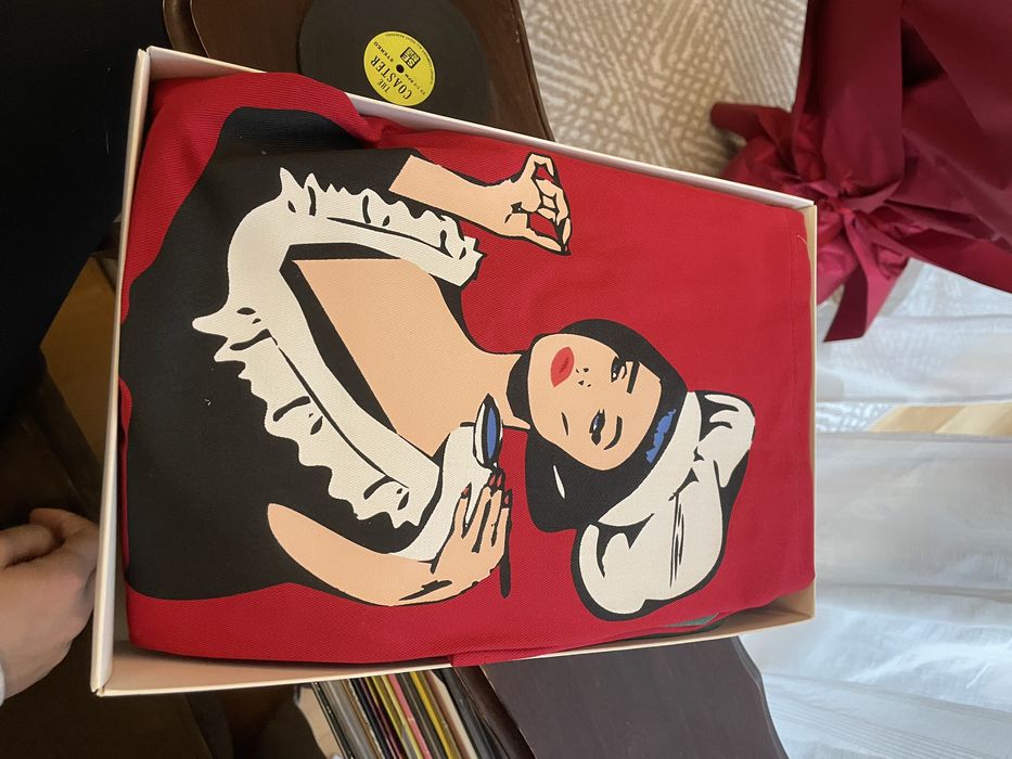 Фартук, прихватка, рукавиця кухонні червоні 100