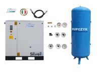 Kompresor Śrubowy 3090 L/min Fiac New Silver 30 22 kw Zbiornik 1000 L
