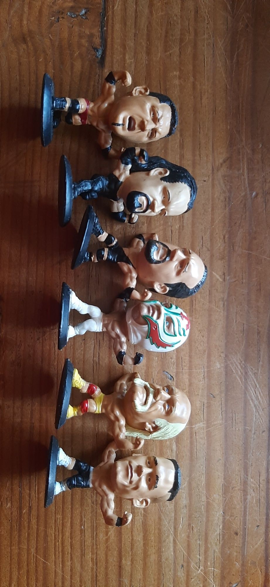 6 figuras/bonecos Wwe-wrestling colecao completa