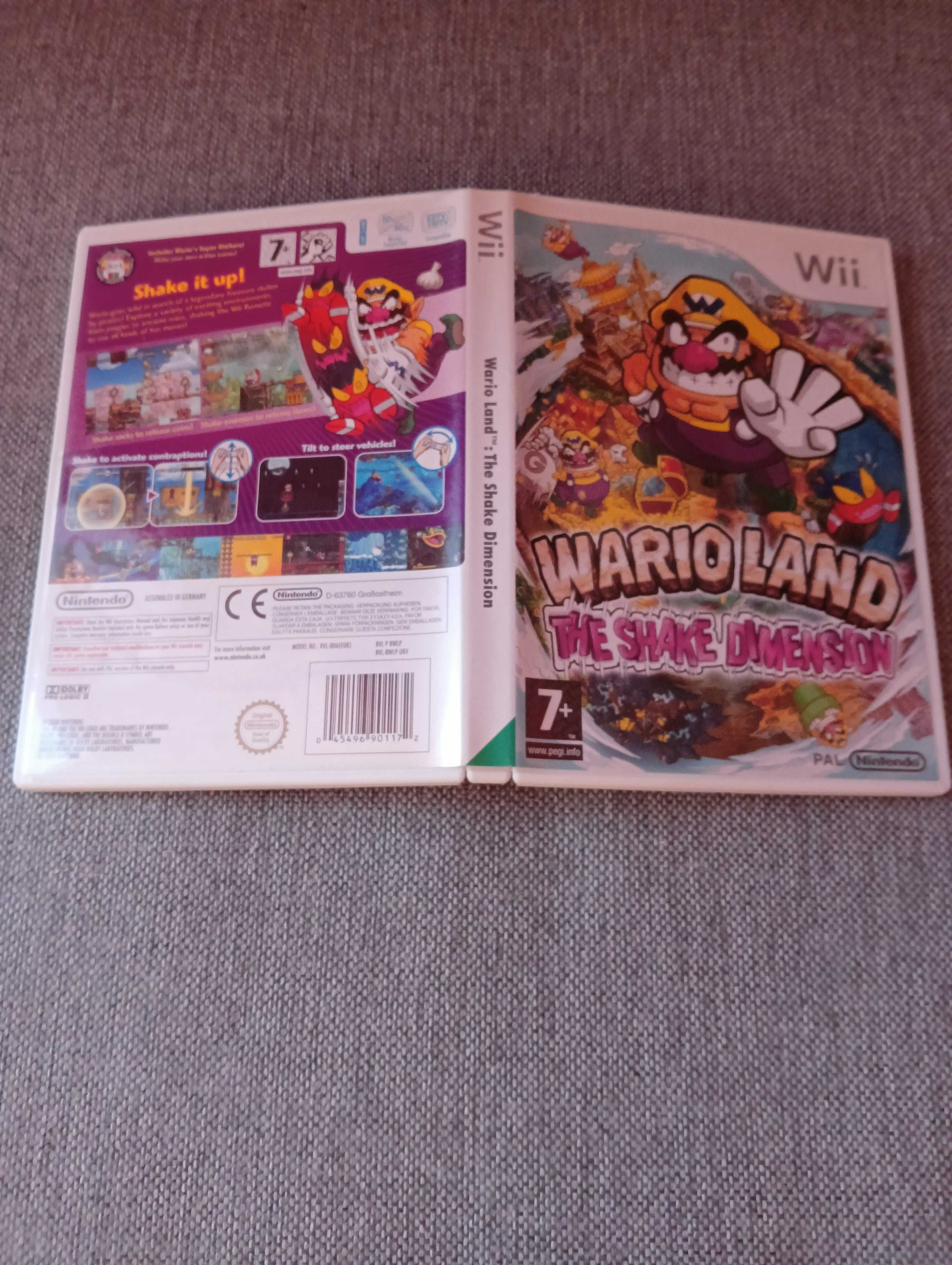 wario land the shake dimensions nintendo wii