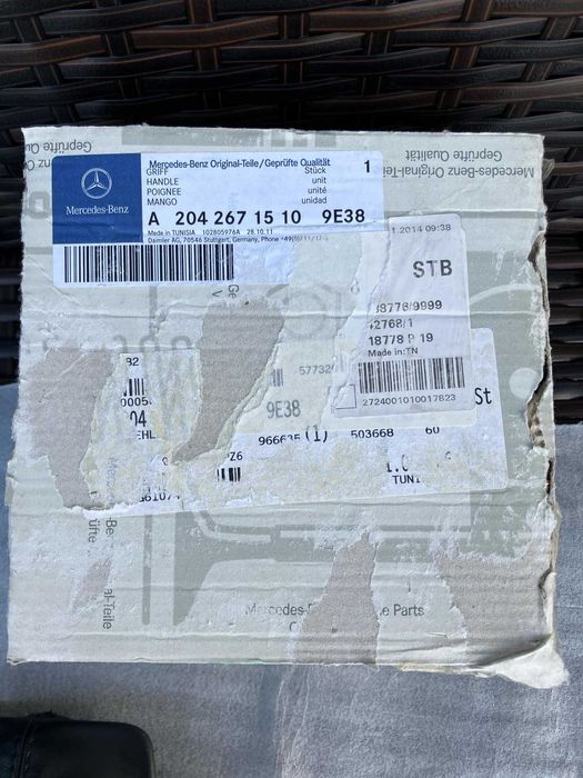 Manete alavanca velocidades Mercedes Classe C W204 E W212 caixa auto