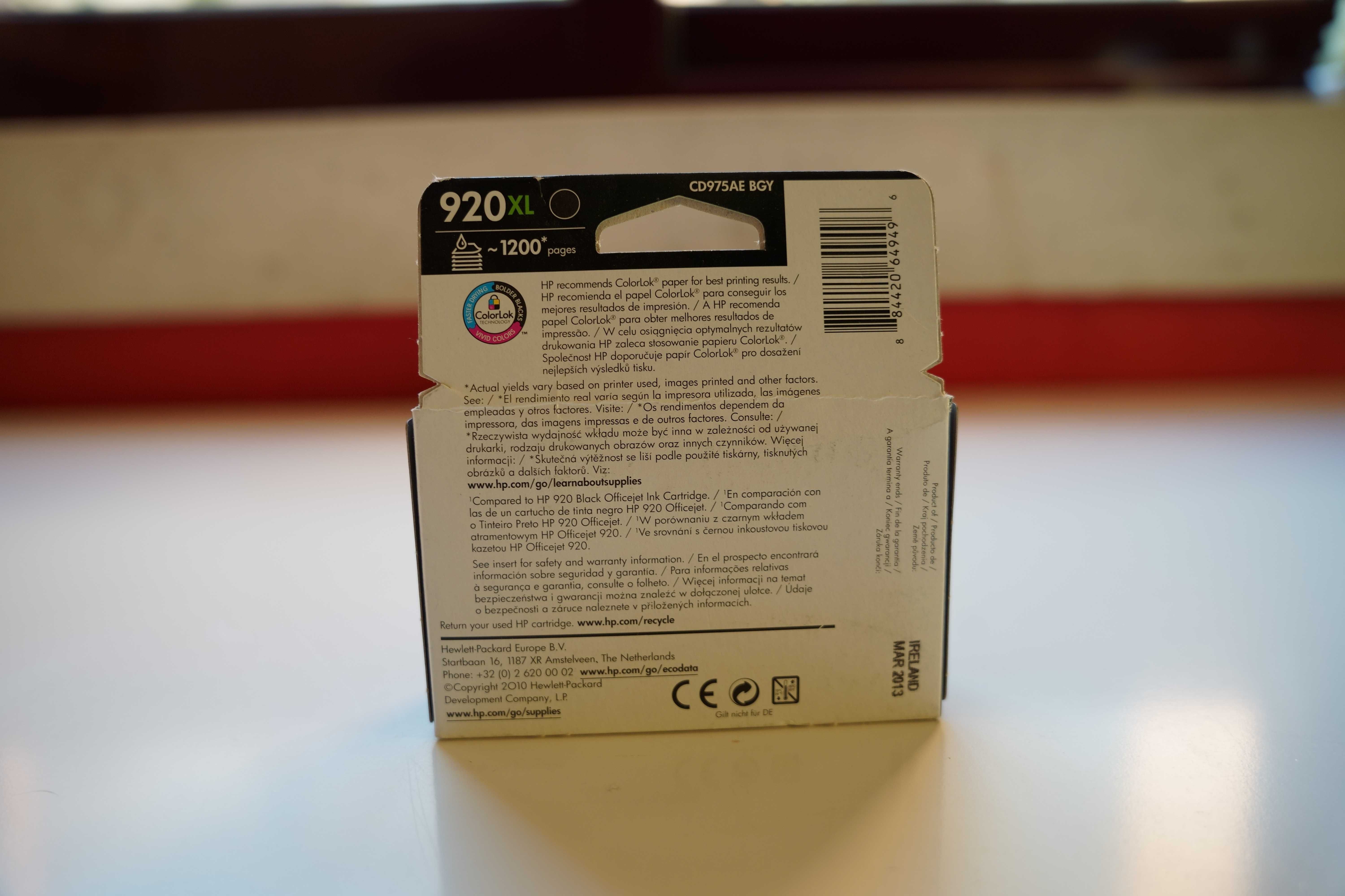 Tinteiro HP 920XL OFFICEJET (Preto)
