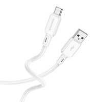 Borofone Kabel Bx94 Crystal Color - Usb Na Typ C - 3A 1 Metr Biały