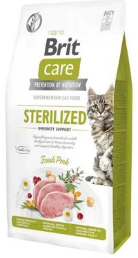 Сухий корм для котів Brit Care  Sterilized Immunity Support (свинина)