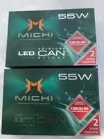 Світлодіодні LED лампи MICHI MI LED Can 55W H1 H7 H1 1 HB3\HB4 (5500K)