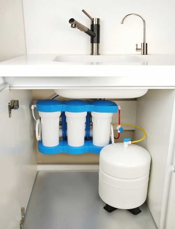 установка фильтров питьевой воды - осмос
