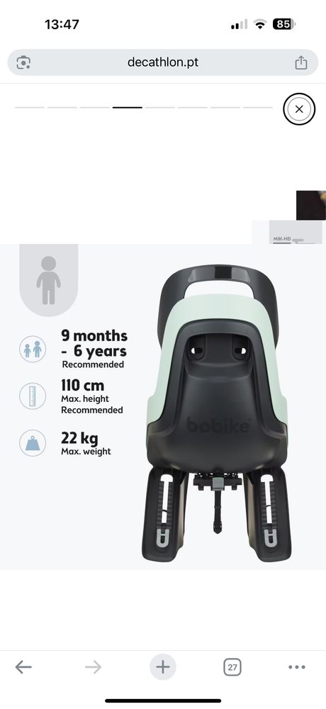 Cadeira bobike como nova