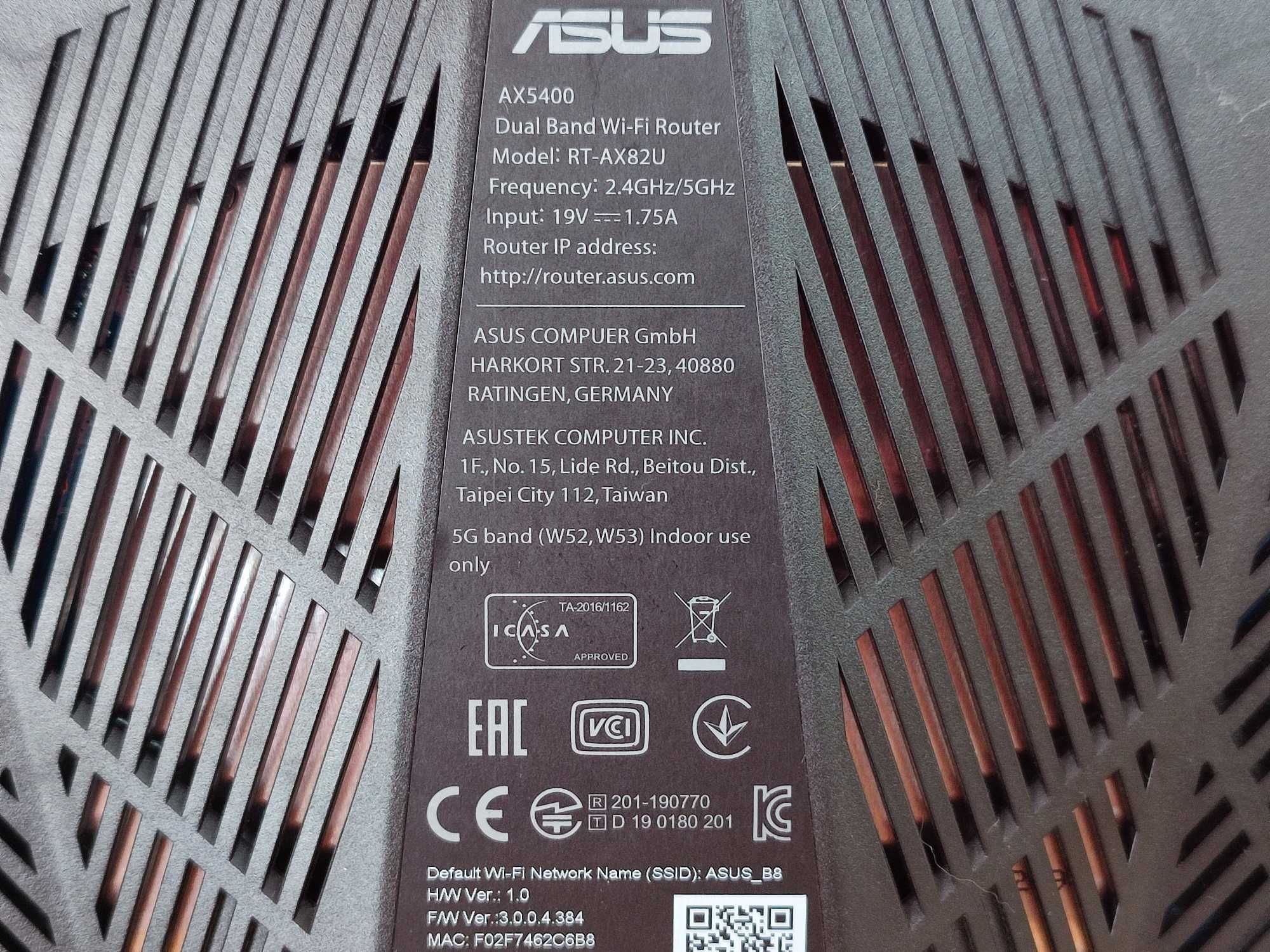 ASUS RT-AX82U AX5400 router Mesh