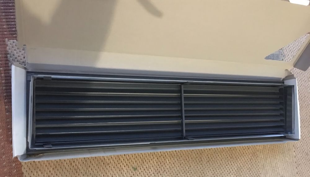 Kratka metalowa fresh wentylacyjna grafitowa 17/70