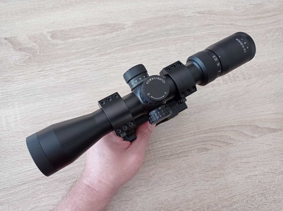 Luneta 2-12x40 z bocznym montażem do AK Saiga