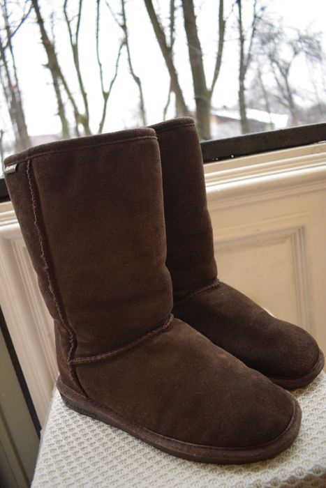 замшевые валенки угги натуральные сапоги ботинки Bearpaw р. 39