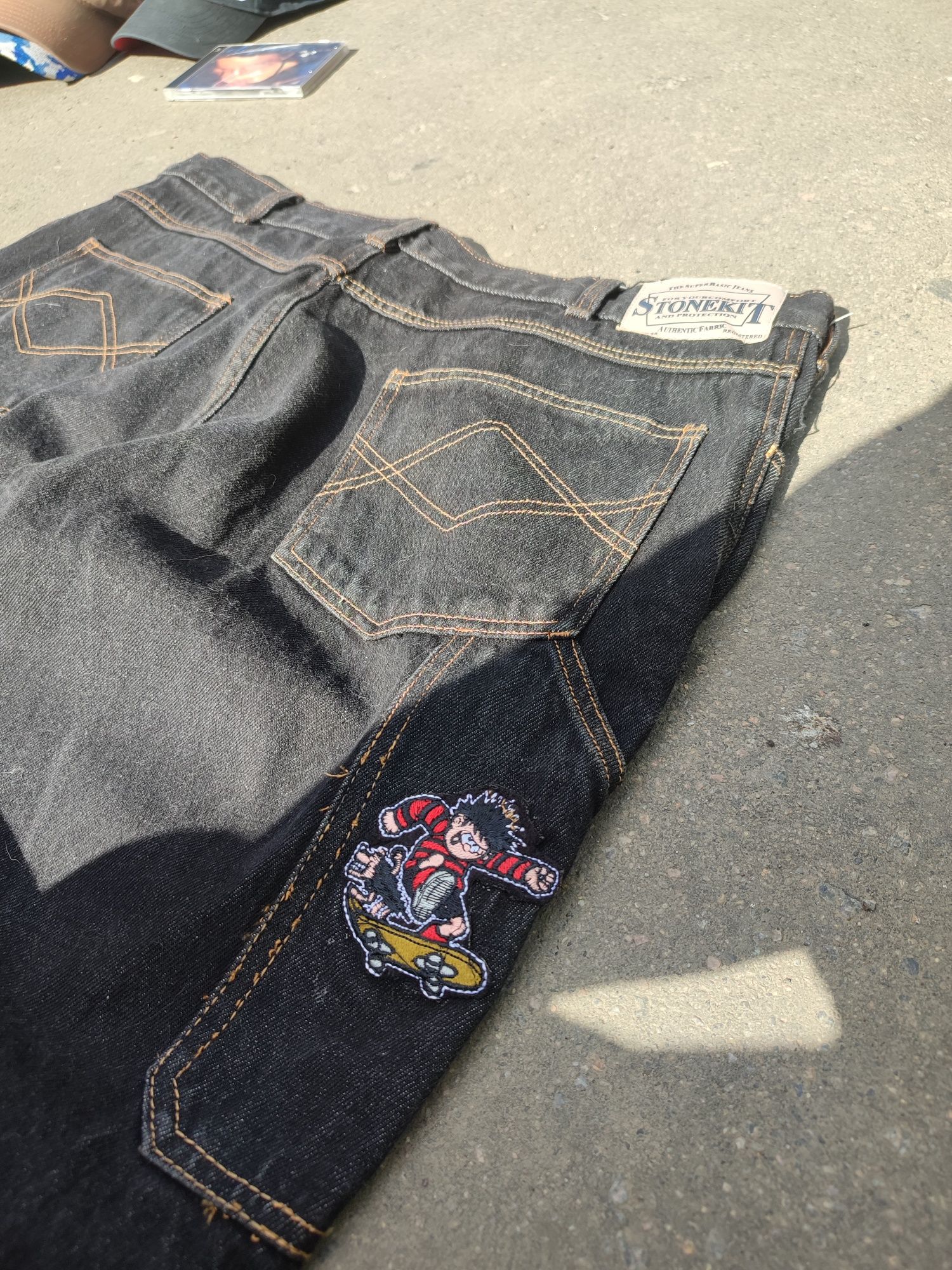 jnco style jeans 40 thigh джинсы широкие