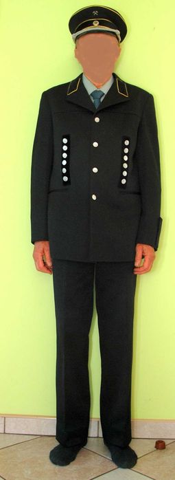 Zabytkowy Mundur górniczy NRD stan bardzo dobry uniform kolekcjonerski