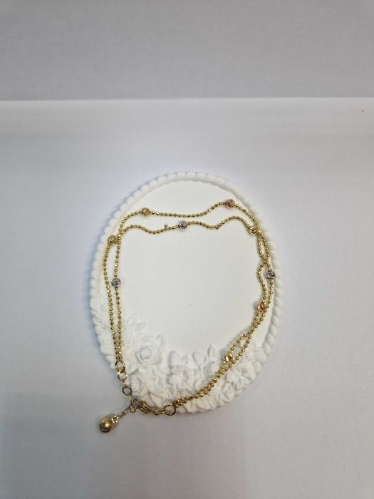Elegancka bransoletka 3 kolory złota regulowana NOWA PR 585