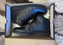 Nike air jordan 1 cale czarne buty damskie jordany 1 za kostke 36-44