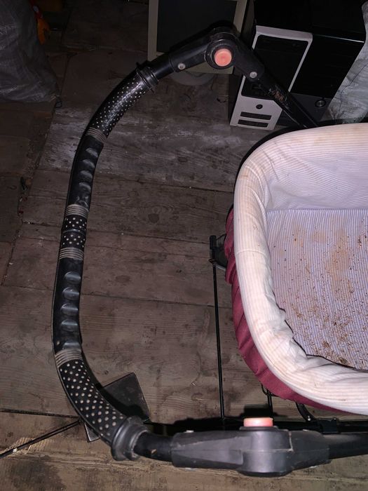 Коляска + гойдалка дитяча (металева, складана)