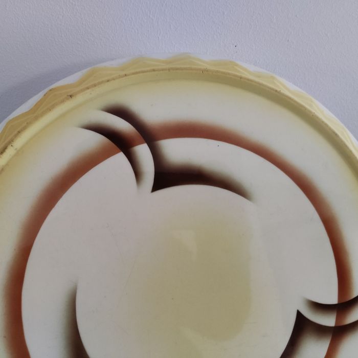 Grande Prato de bolos Art Deco "Bahuhaus" vintage