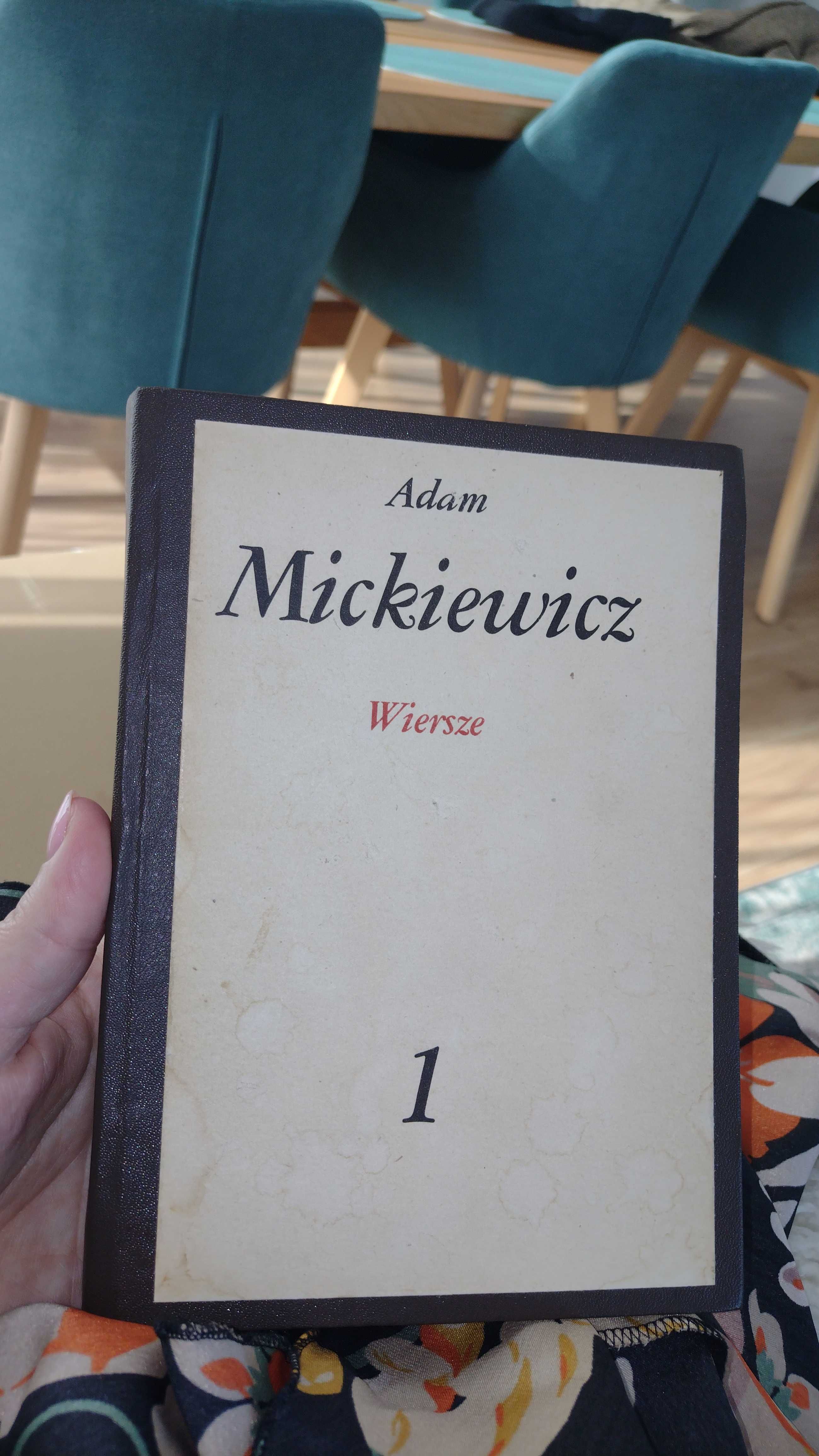 Adam Mickiewicz wiersze wydanie z 1982 roku