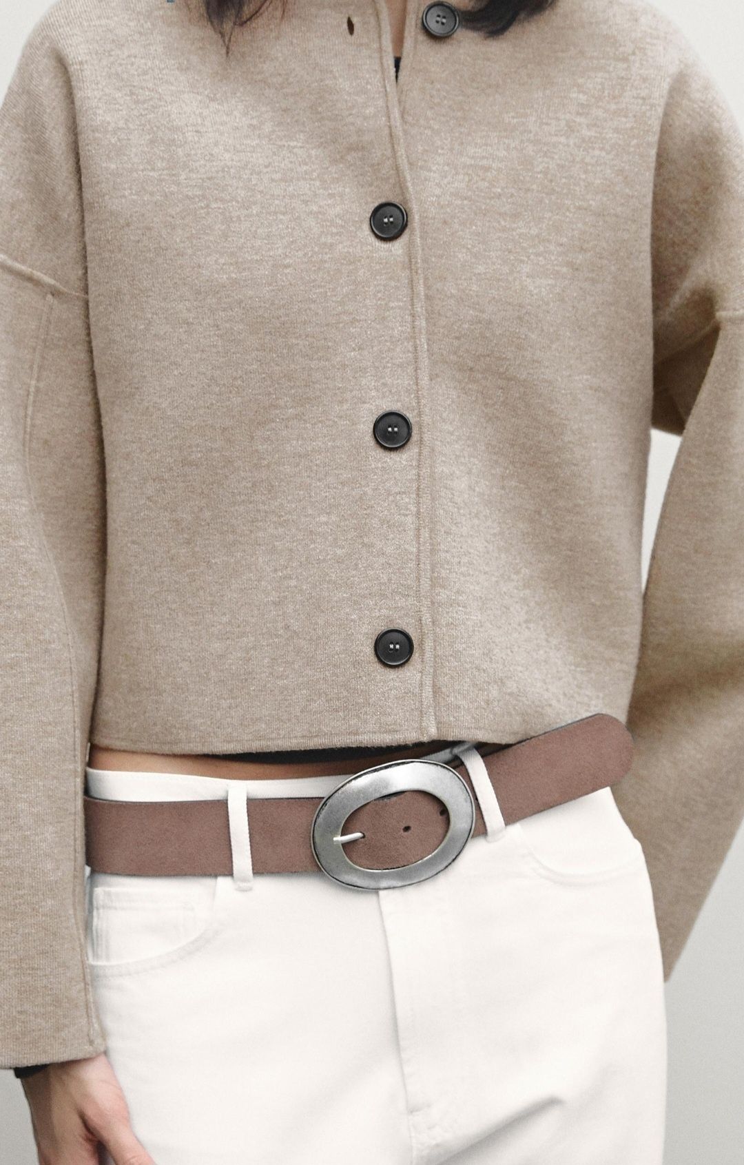 Massimo Dutti укорочений вязаний жакет на гудзиках_ -% діятиме 3 дні