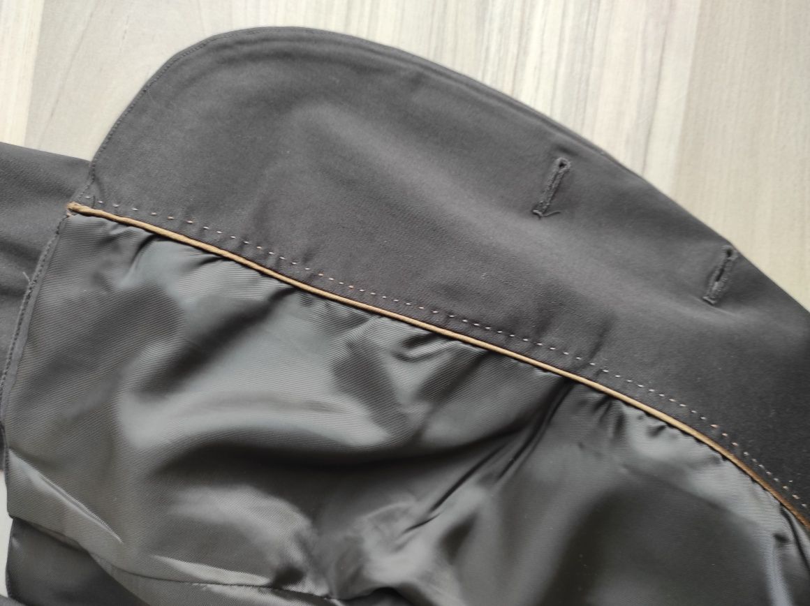 Garsonka, marynarka i spódnica Zara Basic, M-L, brąz, stan Bdb