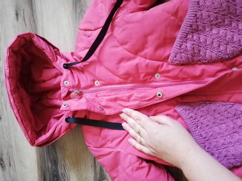 Зимова куртка пальто для дівчини 5 років  104-110 см