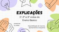 Explicações para 1.º, 2.º e 3.º Ciclos do Ensino Básico!