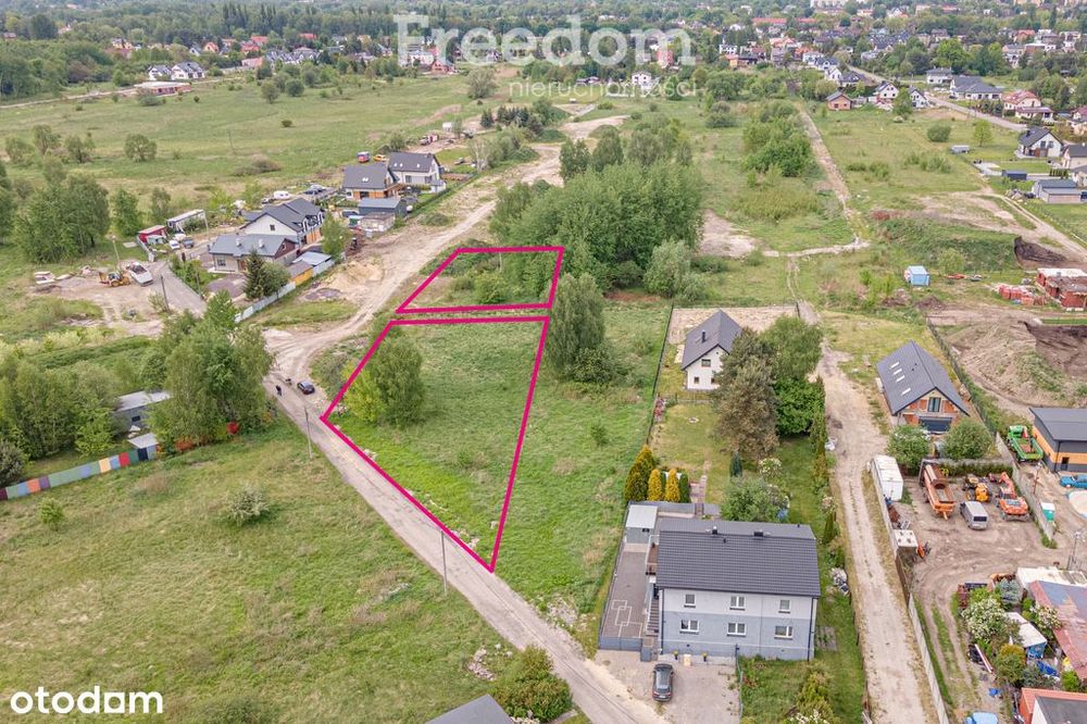 Działka budowlana o powierzchni 1631m2 Dąbrowie G.