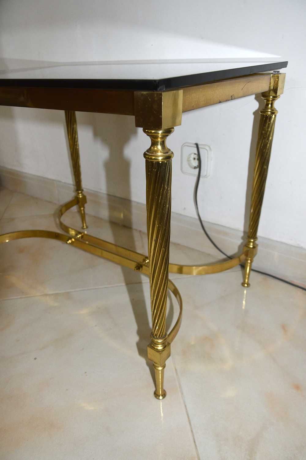 Mesa Latão e Vidro