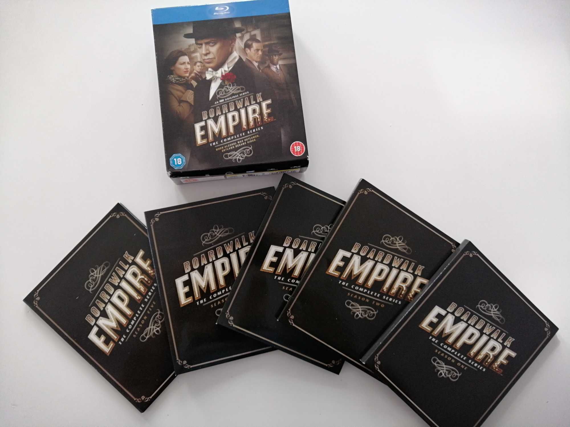 Komplet 5 sezonów BOARDWALK EMPIRE Zakazane Imperium BOX na Blu ray !