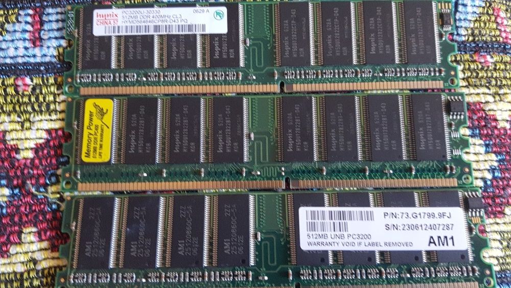 Продам 3 планки оперативної пам'яті