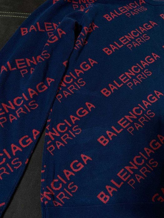 толстовка Balenciaga BB Crown Logo