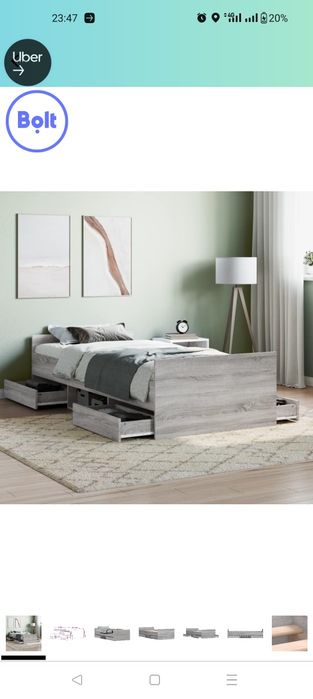 Vendo cama, estrado e colchão de 20cm de espessura