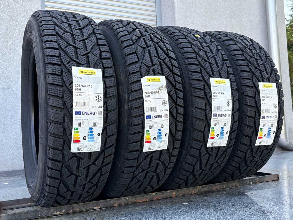 x4 zima 205/60R16 Kormoran SNOW 96H XL D,C,72db 2025 rok! 5lat gwaranc