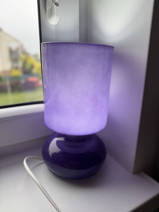 Lampka Lykta Ikea Vintage fioletowa