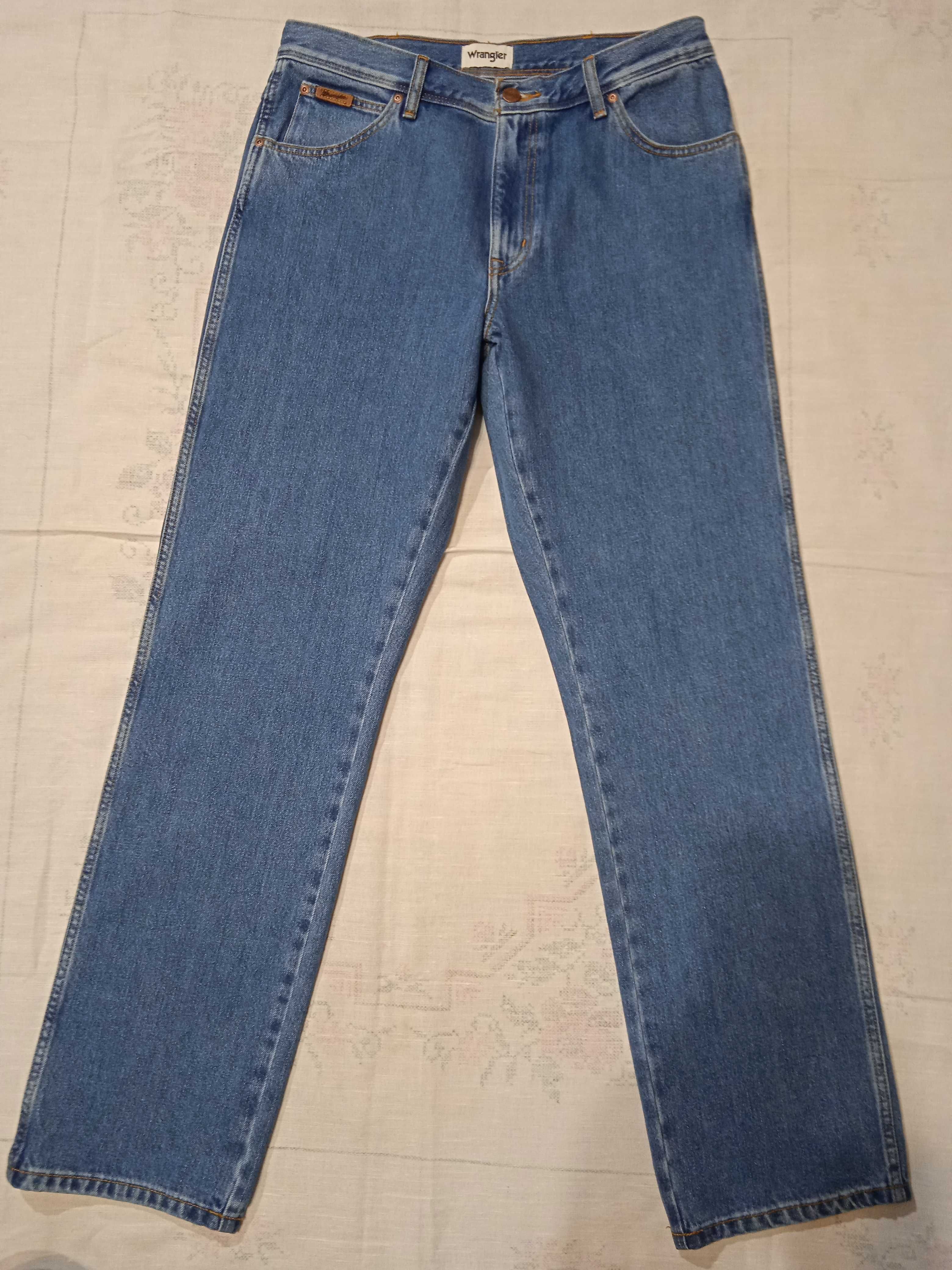 Wrangler Texas 821 Authentic Straight spodnie jeansy W34 L32
