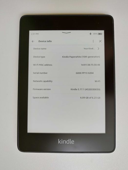 kindle paperwhite 10  8 Гб підсв синя/зелена/червона