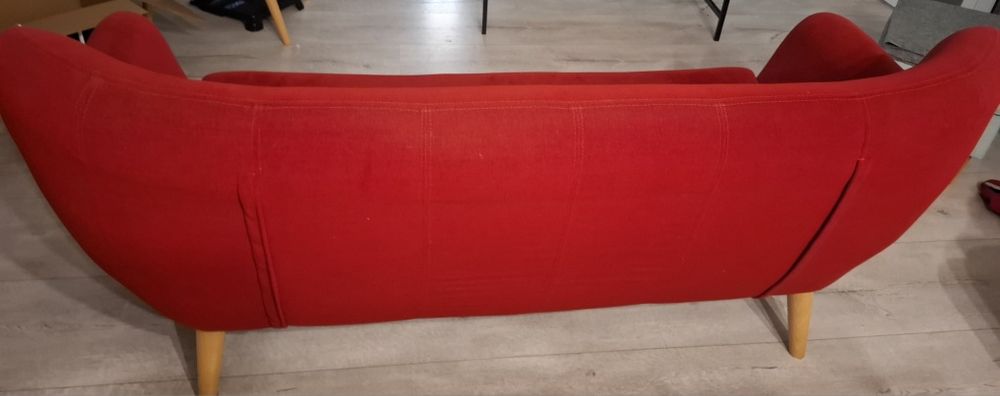 Kanapa , piękny kolor, podnóżek GRATIS