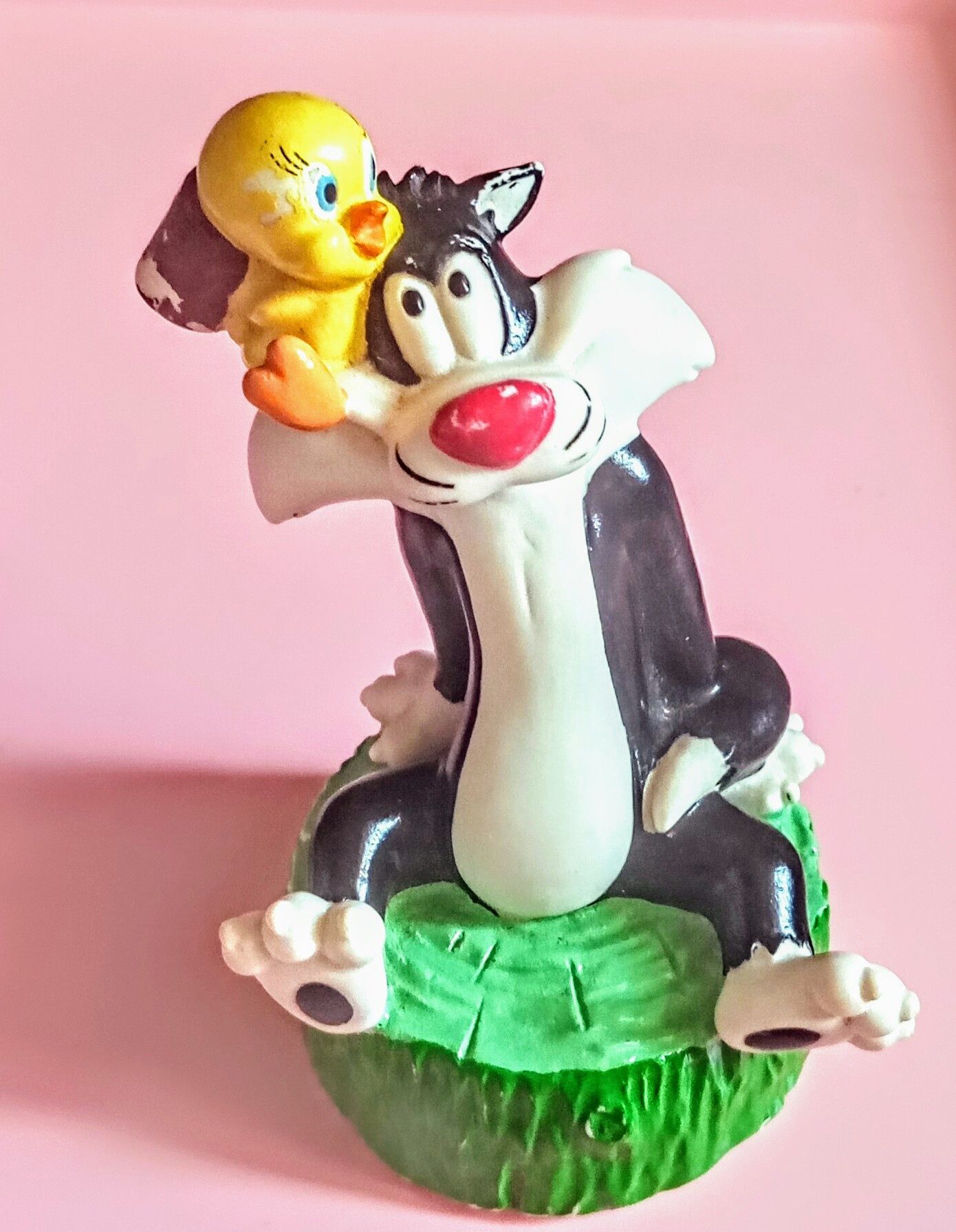 Piu Piu e Silvestre da Warner 1998 9,5cm.