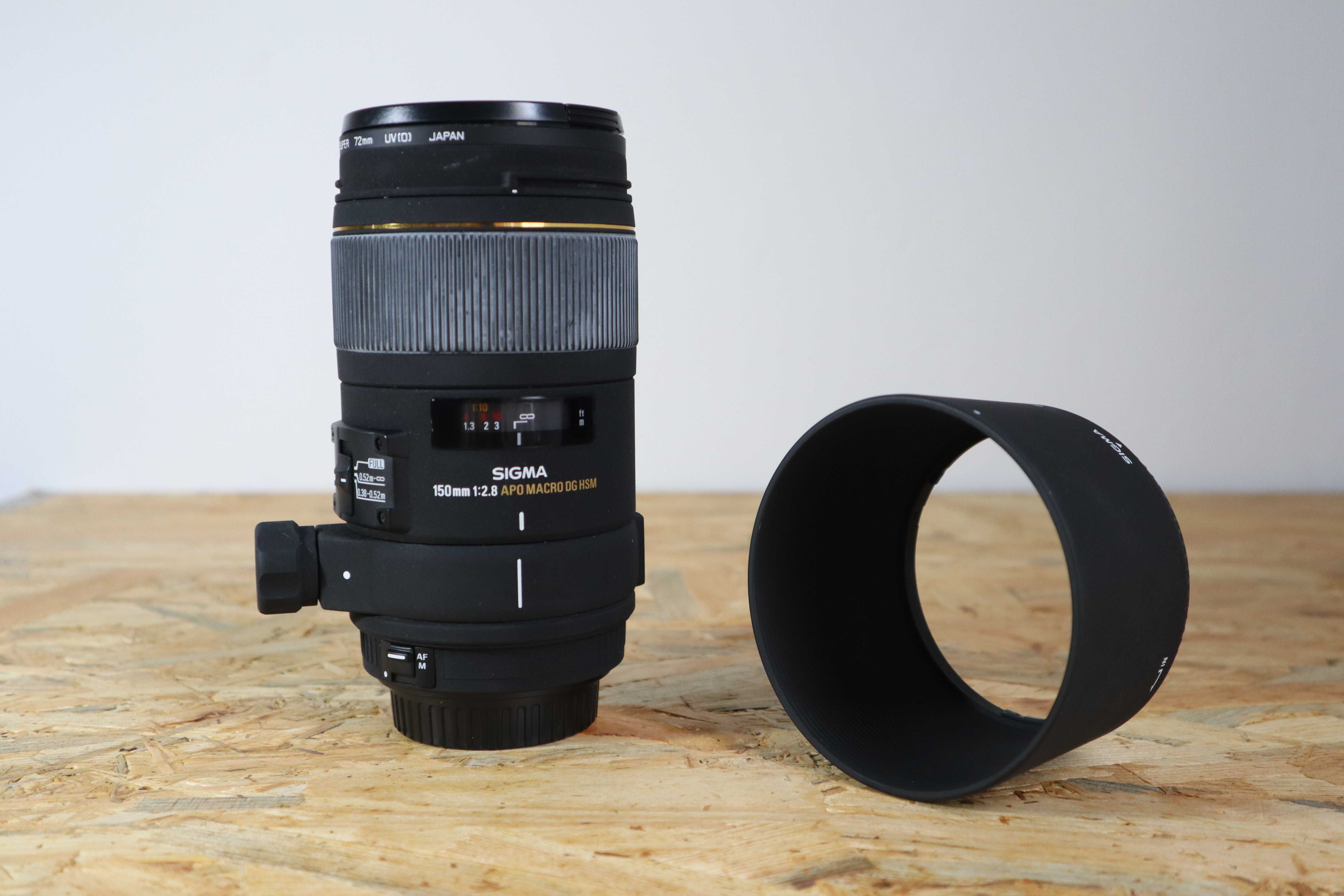 Obiektyw Sigma 150 mm f/2.8 APO MACRO DG HSM mocowanie Canon EF