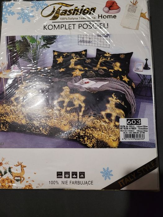 Nowa posciel swiateczna 160x200