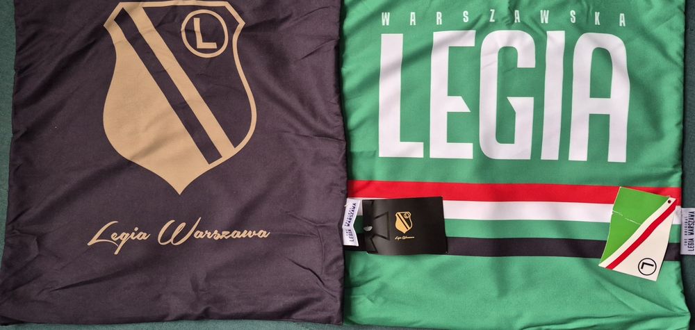 2 sztuki poszewka Legia Warszawa | Oryginał | Nowe